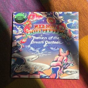 RED HOT CHILI PEPPERS Return of the Dream Canteen LIMITED Spring Green Vinyl NWT